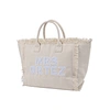 Embroidered Canvas tote bag